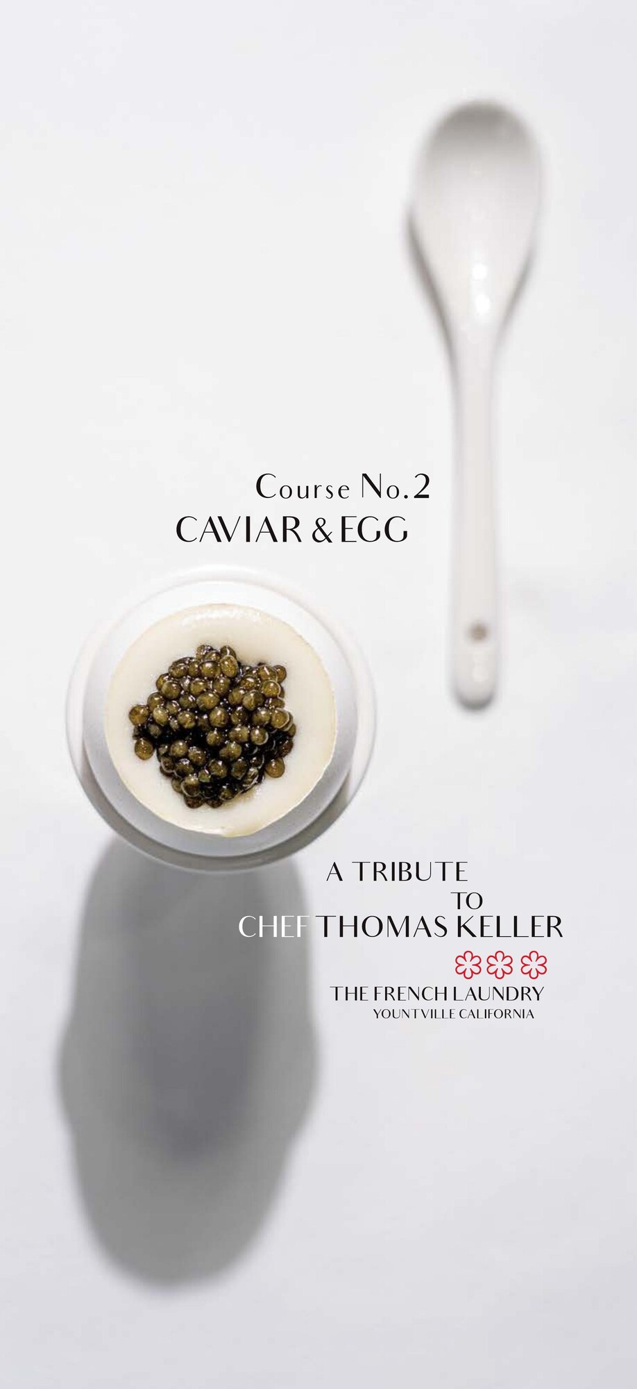Course No.2 — Caviar & Egg